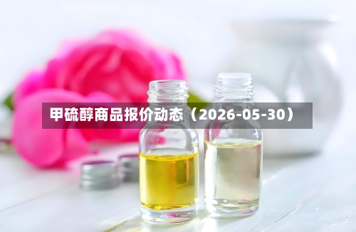 甲硫醇商品报价动态（2026-05-30）-第2张图片