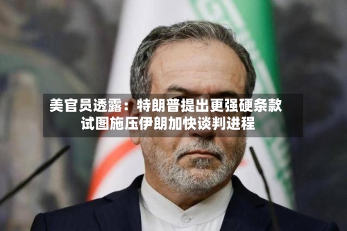 美官员透露：特朗普提出更强硬条款 试图施压伊朗加快谈判进程-第2张图片