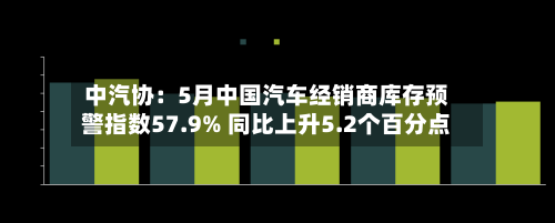 中汽协:5月中国汽车经销商库存预警指数57.9% 同比上升5.2个百分点-第2张图片