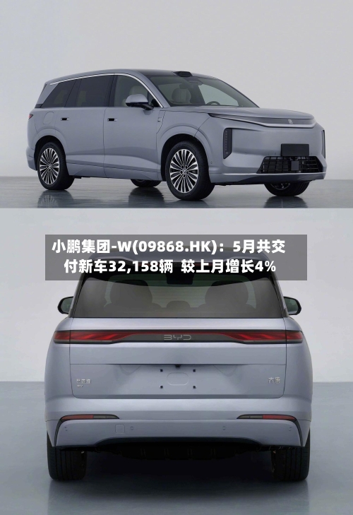 小鹏集团-W(09868.HK):5月共交付新车32,158辆 较上月增长4%