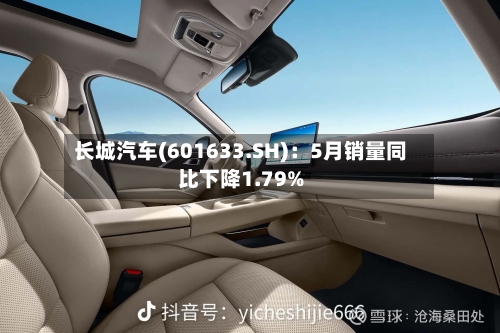 长城汽车(601633.SH):5月销量同比下降1.79%