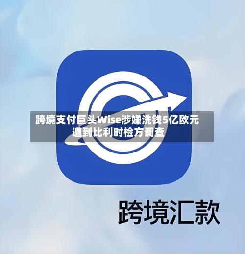 跨境支付巨头Wise涉嫌洗钱5亿欧元 遭到比利时检方调查
