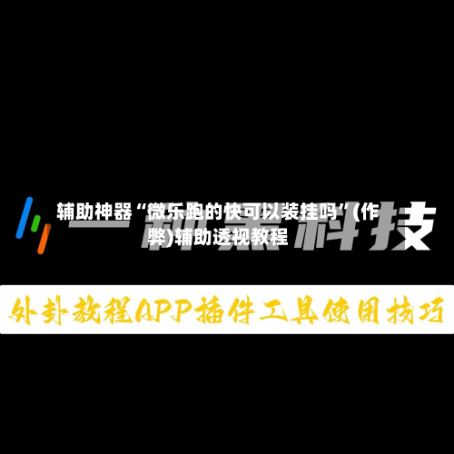 辅助神器“微乐跑的快可以装挂吗”(作弊)辅助透视教程-第2张图片