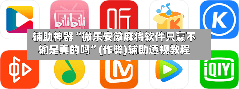 辅助神器“微乐安徽麻将软件只赢不输是真的吗”(作弊)辅助透视教程-第3张图片