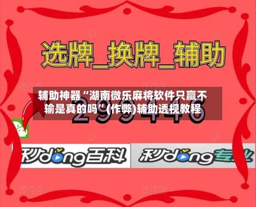 辅助神器“湖南微乐麻将软件只赢不输是真的吗”(作弊)辅助透视教程
