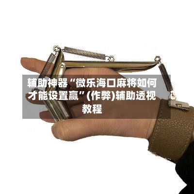 辅助神器“微乐海口麻将如何才能设置赢”(作弊)辅助透视教程-第2张图片