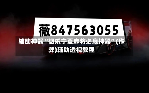 辅助神器“微乐宁夏麻将必赢神器”(作弊)辅助透视教程