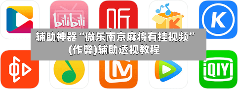 辅助神器“微乐南京麻将有挂视频”(作弊)辅助透视教程-第3张图片