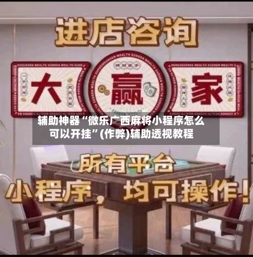 辅助神器“微乐广西麻将小程序怎么可以开挂”(作弊)辅助透视教程