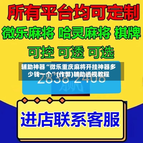 辅助神器“微乐重庆麻将开挂神器多少钱一个”(作弊)辅助透视教程