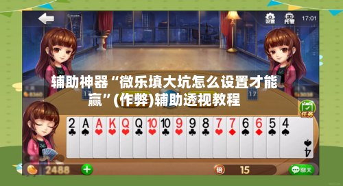 辅助神器“微乐填大坑怎么设置才能赢	”(作弊)辅助透视教程-第3张图片