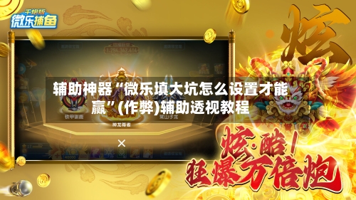 辅助神器“微乐填大坑怎么设置才能赢”(作弊)辅助透视教程-第2张图片