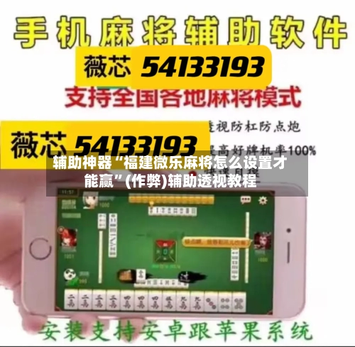 辅助神器“福建微乐麻将怎么设置才能赢”(作弊)辅助透视教程-第3张图片