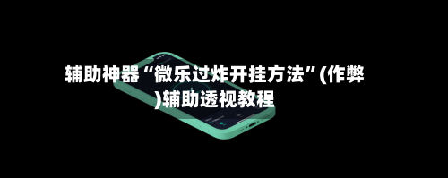 辅助神器“微乐过炸开挂方法”(作弊)辅助透视教程-第3张图片