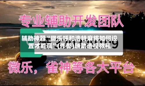 辅助神器“微乐呼和浩特麻将如何设置才能赢	”(作弊)辅助透视教程-第3张图片