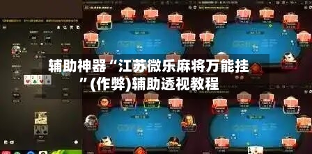 辅助神器“江苏微乐麻将万能挂	”(作弊)辅助透视教程-第2张图片