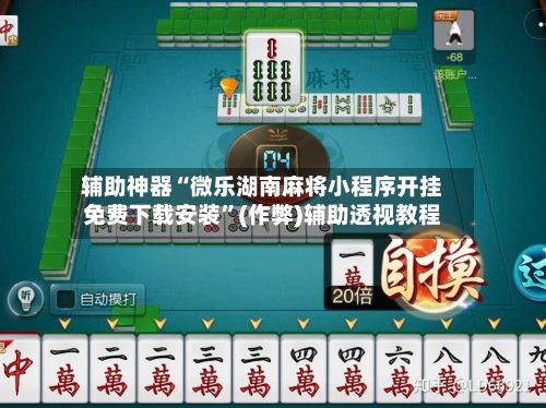 辅助神器“微乐湖南麻将小程序开挂免费下载安装”(作弊)辅助透视教程