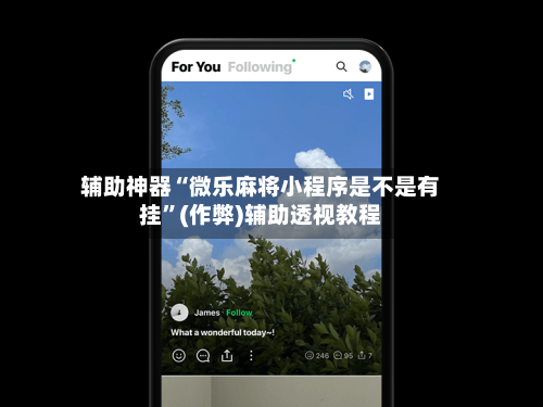 辅助神器“微乐麻将小程序是不是有挂”(作弊)辅助透视教程-第2张图片