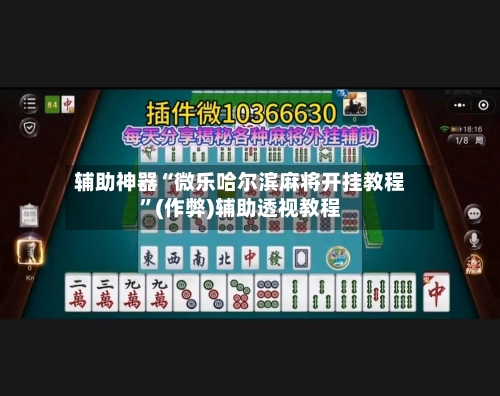 辅助神器“微乐哈尔滨麻将开挂教程”(作弊)辅助透视教程-第2张图片