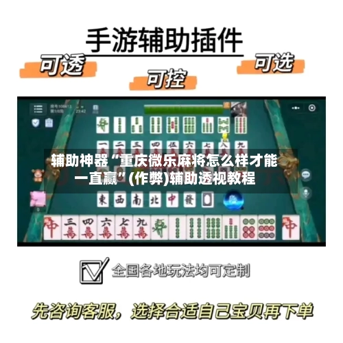 辅助神器“重庆微乐麻将怎么样才能一直赢”(作弊)辅助透视教程-第2张图片