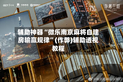 辅助神器“微乐南京麻将自建房输赢规律”(作弊)辅助透视教程-第2张图片