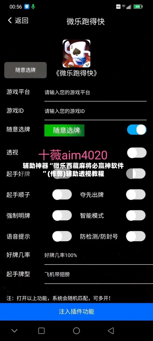 辅助神器“微乐西藏麻将必赢神软件”(作弊)辅助透视教程-第2张图片