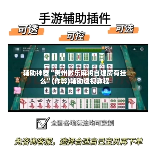 辅助神器“贵州微乐麻将自建房有挂么	”(作弊)辅助透视教程-第3张图片
