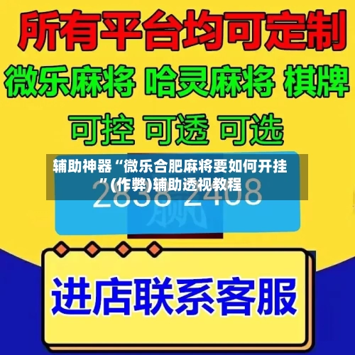 辅助神器“微乐合肥麻将要如何开挂	”(作弊)辅助透视教程-第2张图片