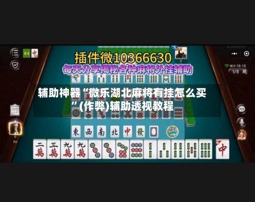辅助神器“微乐湖北麻将有挂怎么买”(作弊)辅助透视教程