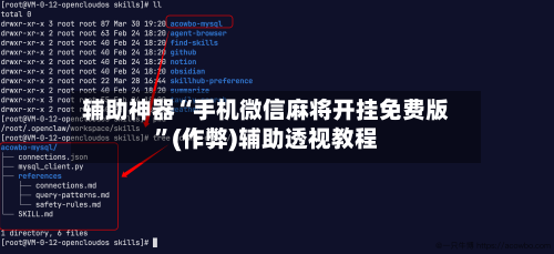 辅助神器“手机微信麻将开挂免费版”(作弊)辅助透视教程-第3张图片