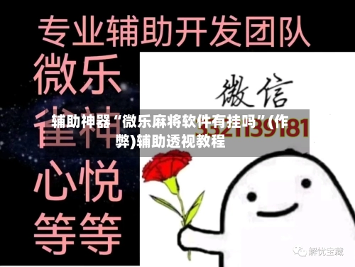 辅助神器“微乐麻将软件有挂吗”(作弊)辅助透视教程-第3张图片