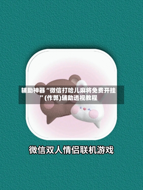 辅助神器“微信打哈儿麻将免费开挂”(作弊)辅助透视教程-第3张图片