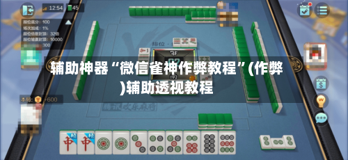 辅助神器“微信雀神作弊教程	”(作弊)辅助透视教程-第2张图片