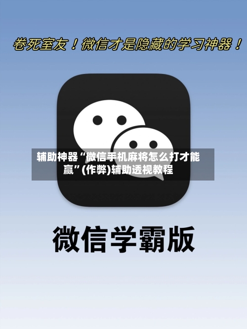 辅助神器“微信手机麻将怎么打才能赢”(作弊)辅助透视教程-第3张图片
