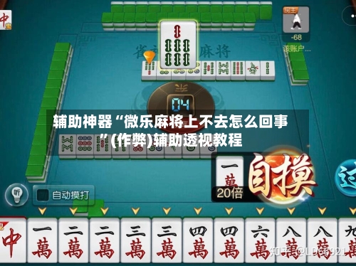 辅助神器“微乐麻将上不去怎么回事”(作弊)辅助透视教程-第3张图片
