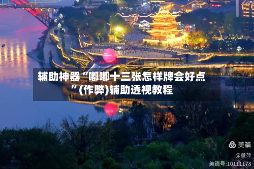 辅助神器“嘟嘟十三张怎样牌会好点”(作弊)辅助透视教程-第2张图片