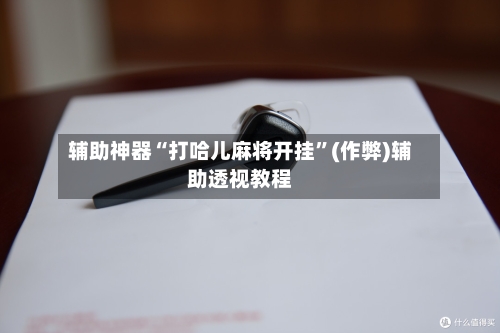 辅助神器“打哈儿麻将开挂”(作弊)辅助透视教程-第2张图片