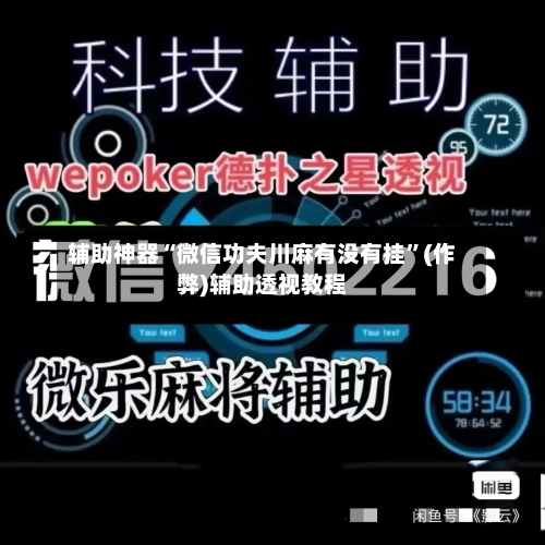 辅助神器“微信功夫川麻有没有挂	”(作弊)辅助透视教程-第2张图片
