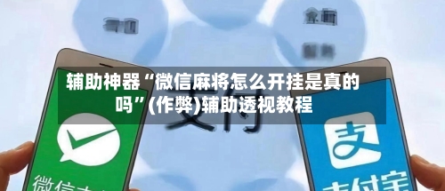 辅助神器“微信麻将怎么开挂是真的吗”(作弊)辅助透视教程-第2张图片