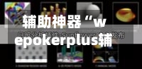 辅助神器“wepokerplus辅助器下载”(作弊)辅助透视教程-第2张图片