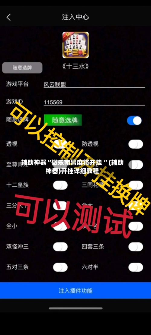 辅助神器“微乐南昌麻将开挂 ”(辅助神器)开挂详细教程