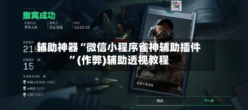 辅助神器“微信小程序雀神辅助插件”(作弊)辅助透视教程-第2张图片
