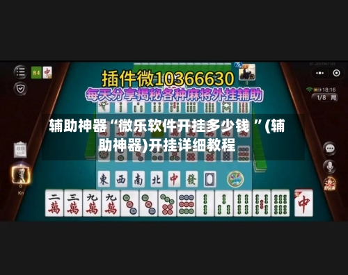 辅助神器“微乐软件开挂多少钱 ”(辅助神器)开挂详细教程-第2张图片
