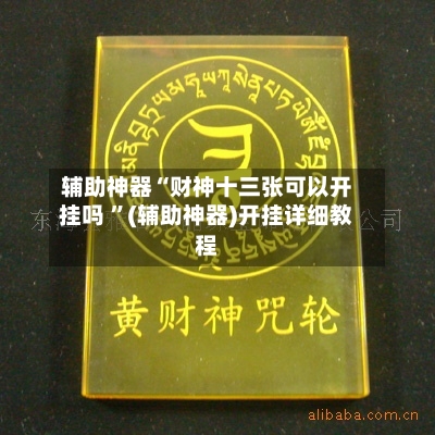 辅助神器“财神十三张可以开挂吗 ”(辅助神器)开挂详细教程