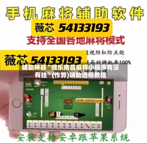 辅助神器“微乐南昌麻将小程序有没有挂”(作弊)辅助透视教程-第3张图片