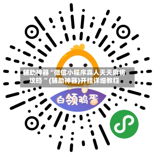 辅助神器“微信小程序真人天天麻将攻略 	”(辅助神器)开挂详细教程-第2张图片