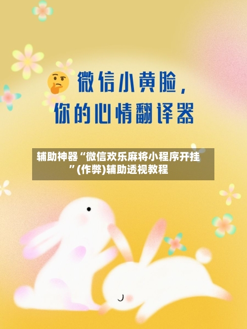 辅助神器“微信欢乐麻将小程序开挂”(作弊)辅助透视教程-第2张图片