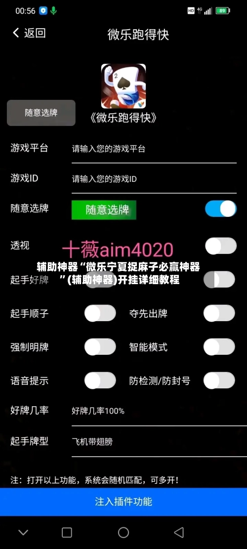 辅助神器“微乐宁夏捉麻子必赢神器 ”(辅助神器)开挂详细教程