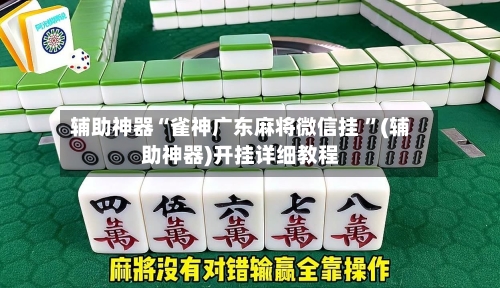 辅助神器“雀神广东麻将微信挂 	”(辅助神器)开挂详细教程-第3张图片