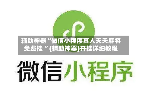 辅助神器“微信小程序真人天天麻将免费挂 	”(辅助神器)开挂详细教程-第3张图片